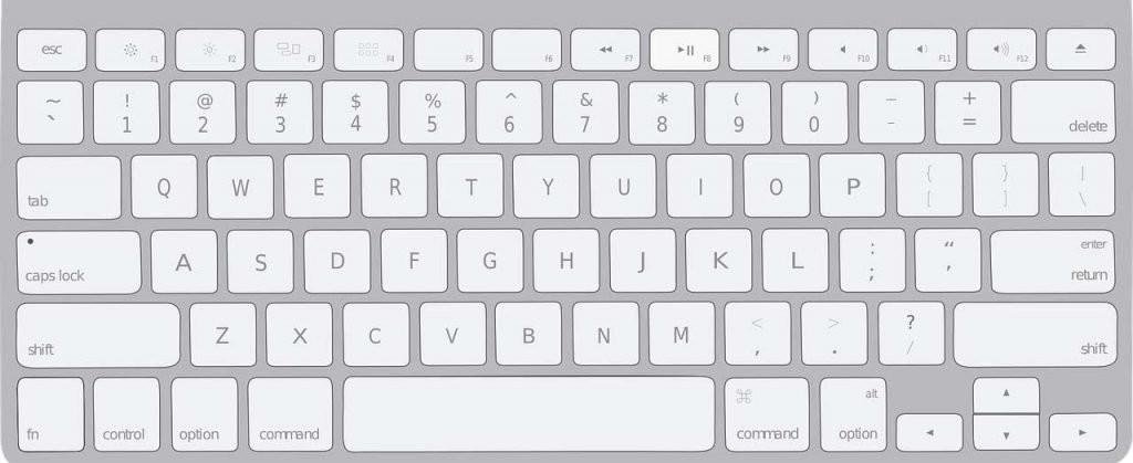keyboard for typing practice