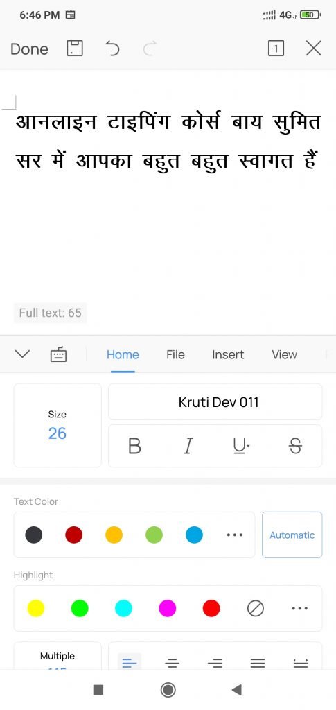 install kruti dev font